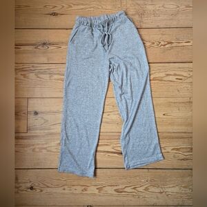 Mikk Lounge Grey Knit Drawstring Pants S